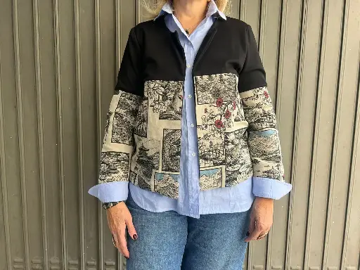 [60GGFH] Giacca Ginny Fuji Hazelnut