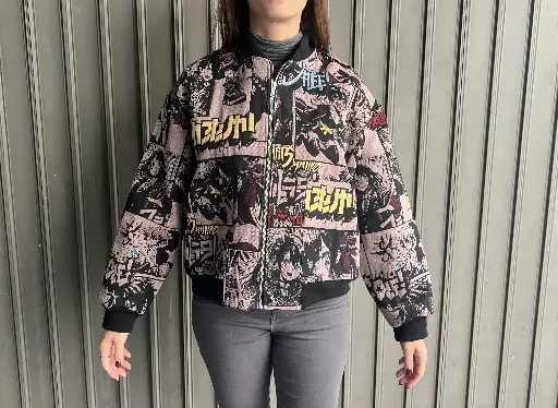 [64BHMB] Bomber Holly Manga Bordeaux