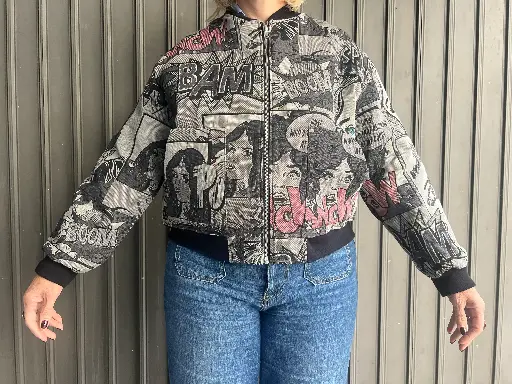Bomber Holly Wow Gray