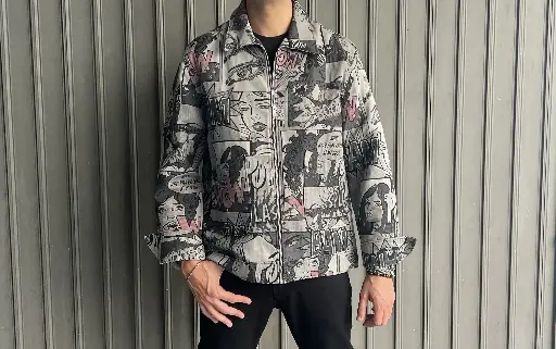 [18GDWG] Giacca Davide Wow Gray