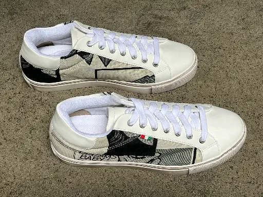 [17WWE40] WoW Sneaker White Ecru